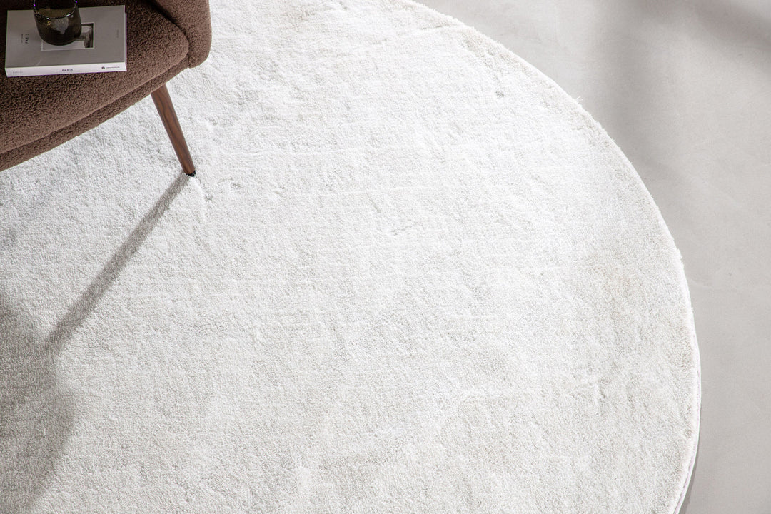 Venture Home Undra Viscose - 200*200- -Round-White
