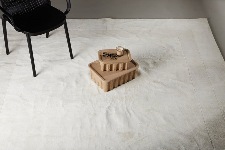 Venture Home Boston Viscose - 240*240- -Kvadrat-White
