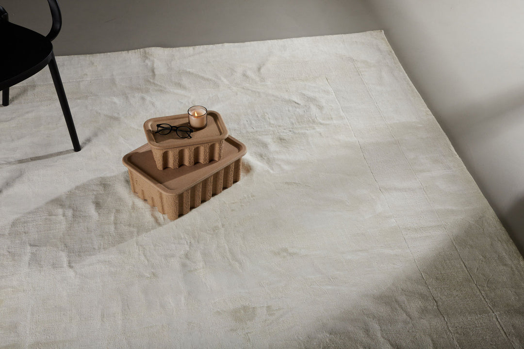 Venture Home Boston Viscose - 240*240- -Kvadrat-White