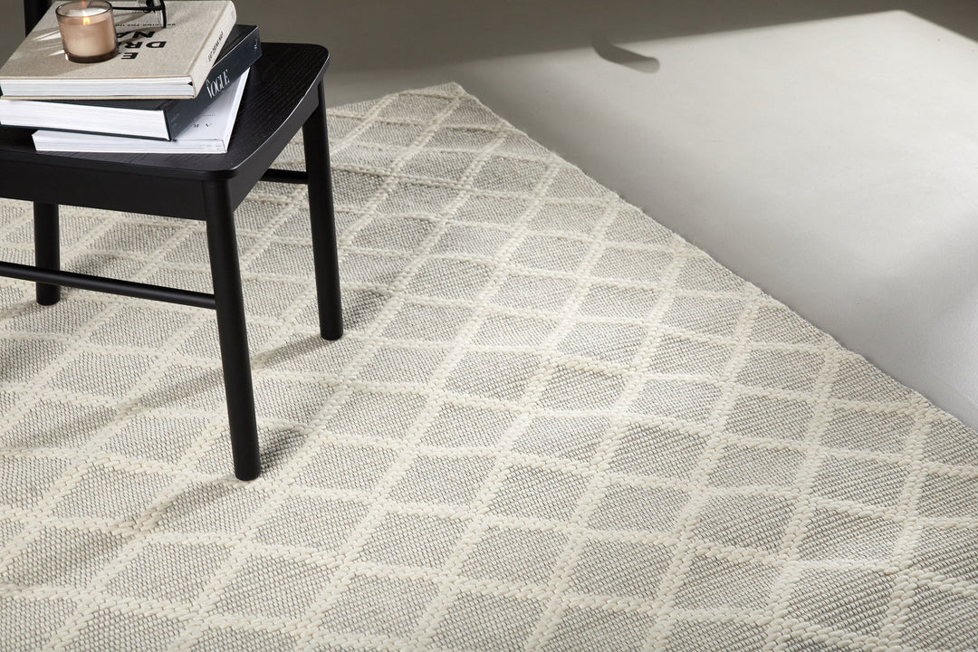 Venture Home Cloudy Wool/polyester - 230*160- -Rectangular-Offwhite