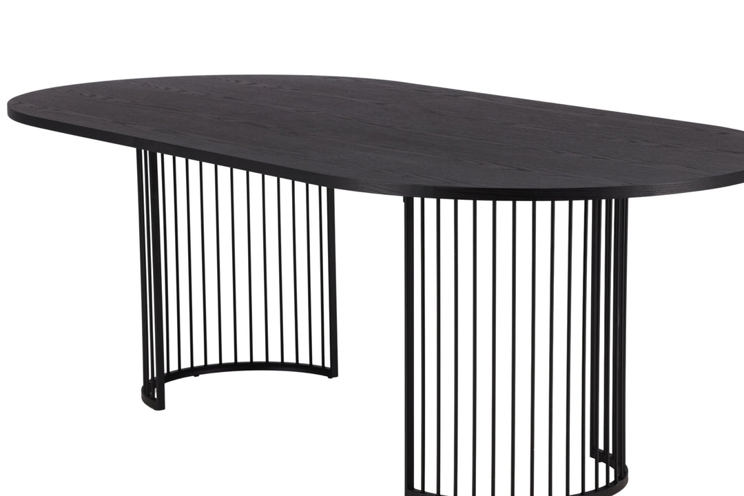 Vind Hamneskär Dining Table - Black / Wood