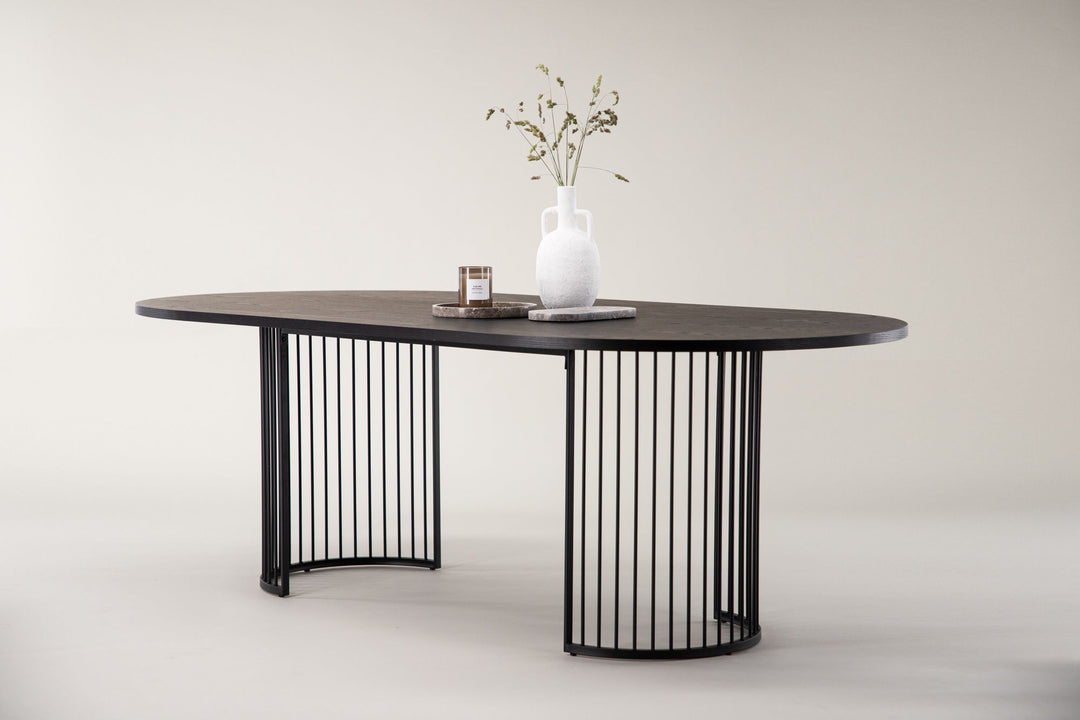 Vind Hamneskär Dining Table - Black / Wood