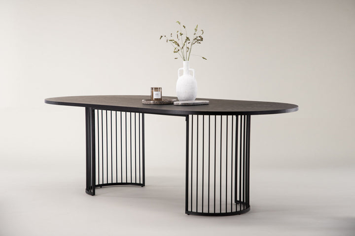 Vind Hamneskär Dining Table - Black / Wood