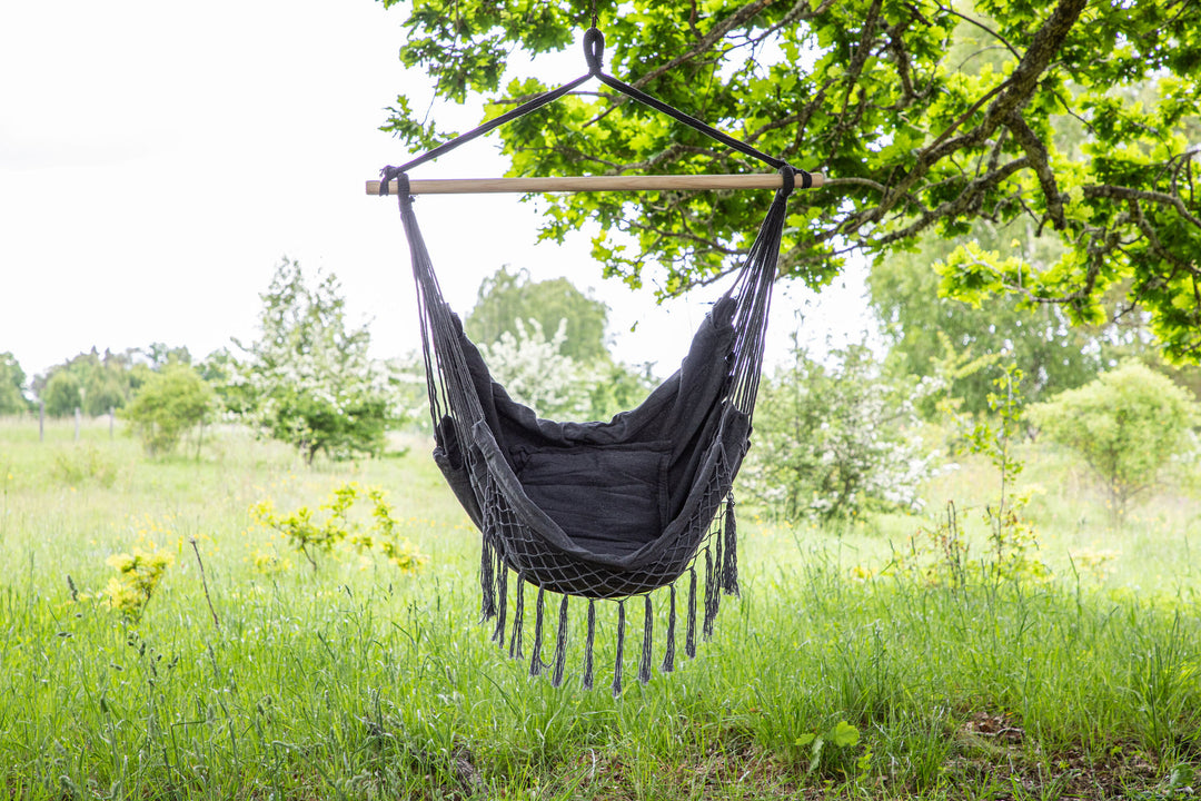 Venture Home Culasi Swing Fabric - Grey / w pillows
