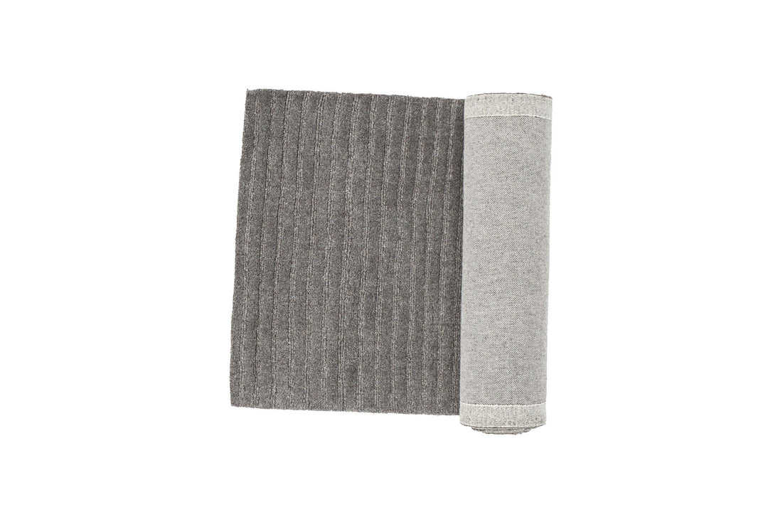 Venture Home Milton Wool/polyester/cotton - 200*70- -Rectangular-Dark grey