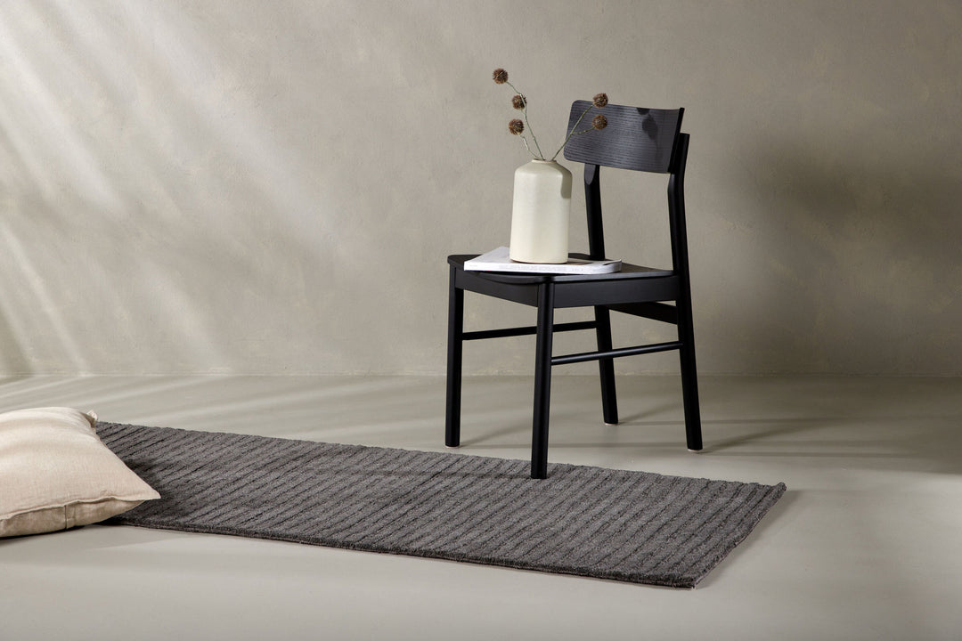 Venture Home Milton Wool/polyester/cotton - 200*70- -Rectangular-Dark grey