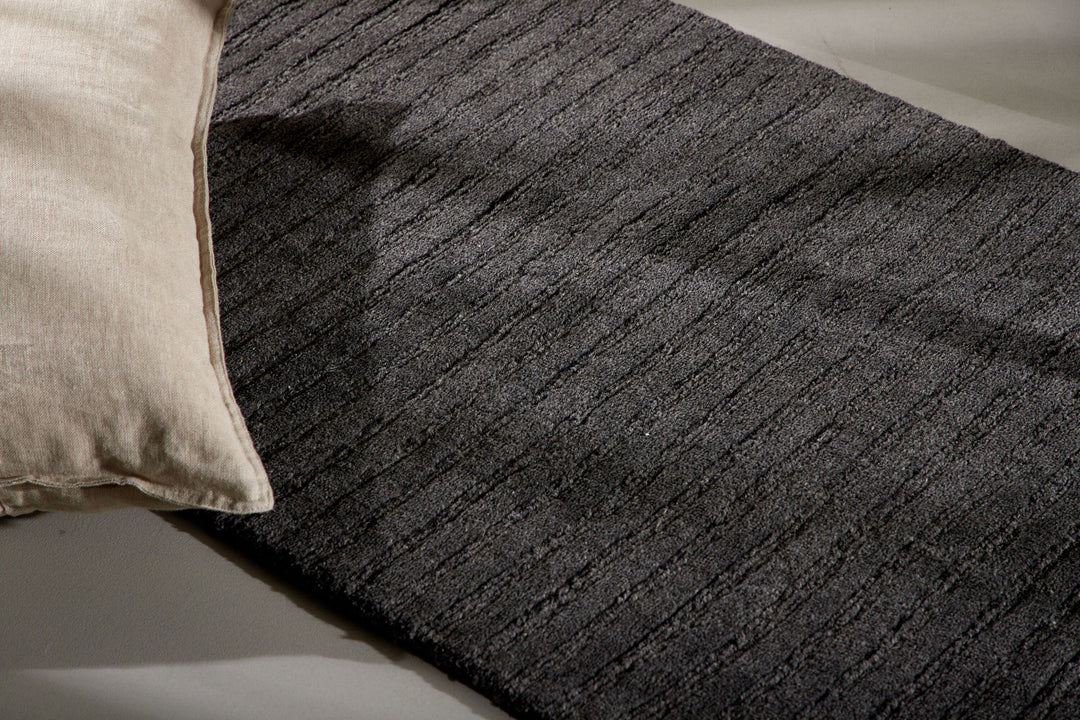 Venture Home Milton Wool/polyester/cotton - 200*70- -Rectangular-Dark grey