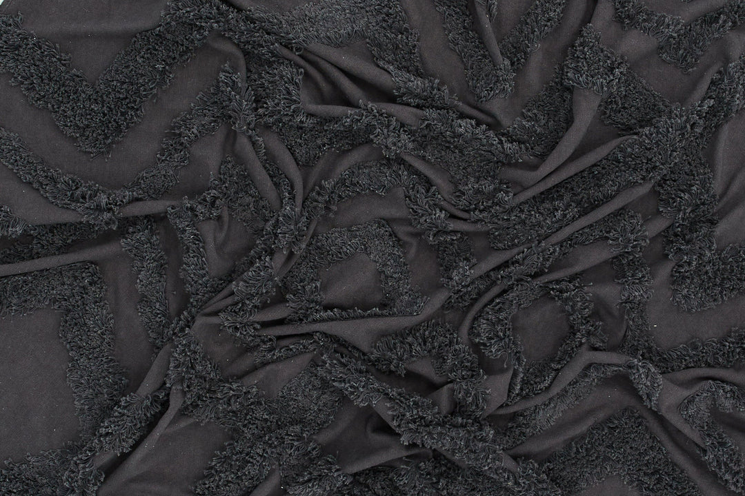 Venture Home Hilma Cotton - 200*200- -Round-Dark grey