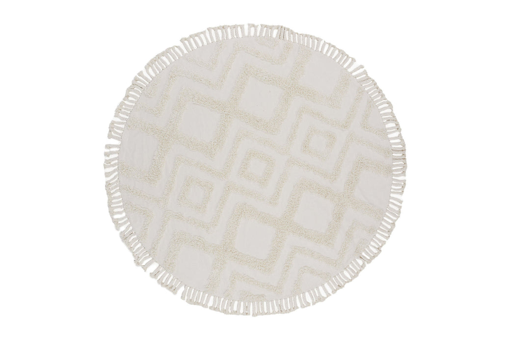 Venture Home Hilma Cotton - 200*200- -Round-White