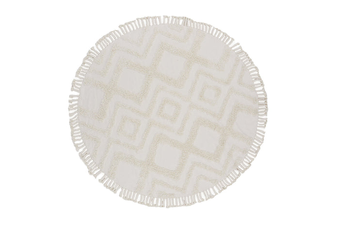 Venture Home Hilma Cotton - 200*200- -Round-White