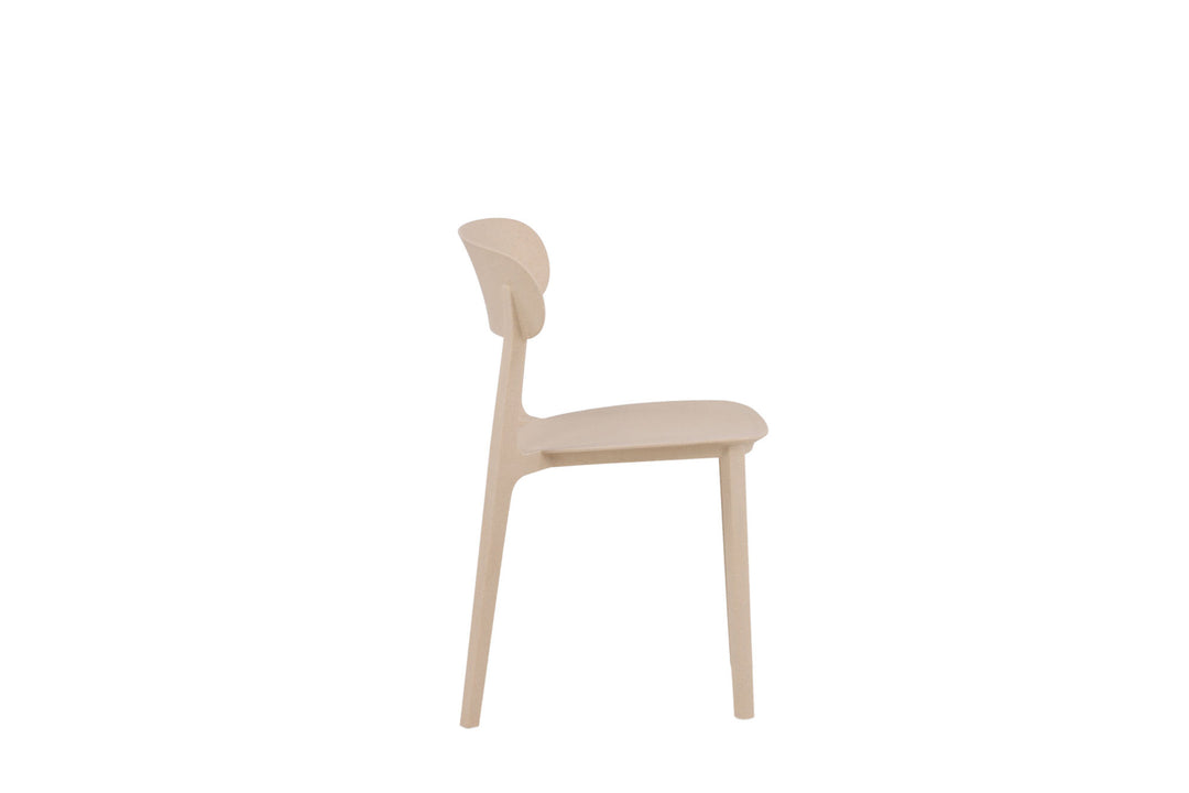 Venture Home Åstol Dining Chair 2-pack - Nature Wood plastic composite