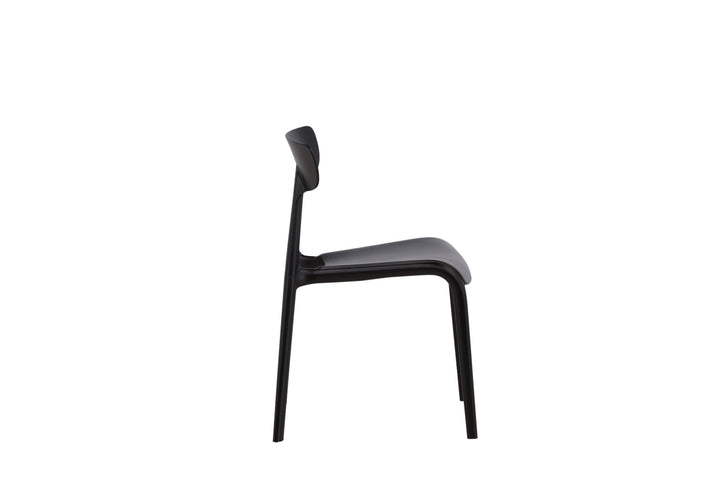 Venture Home Ursholmen Dining Chair 2-pack - Black Polypropylene
