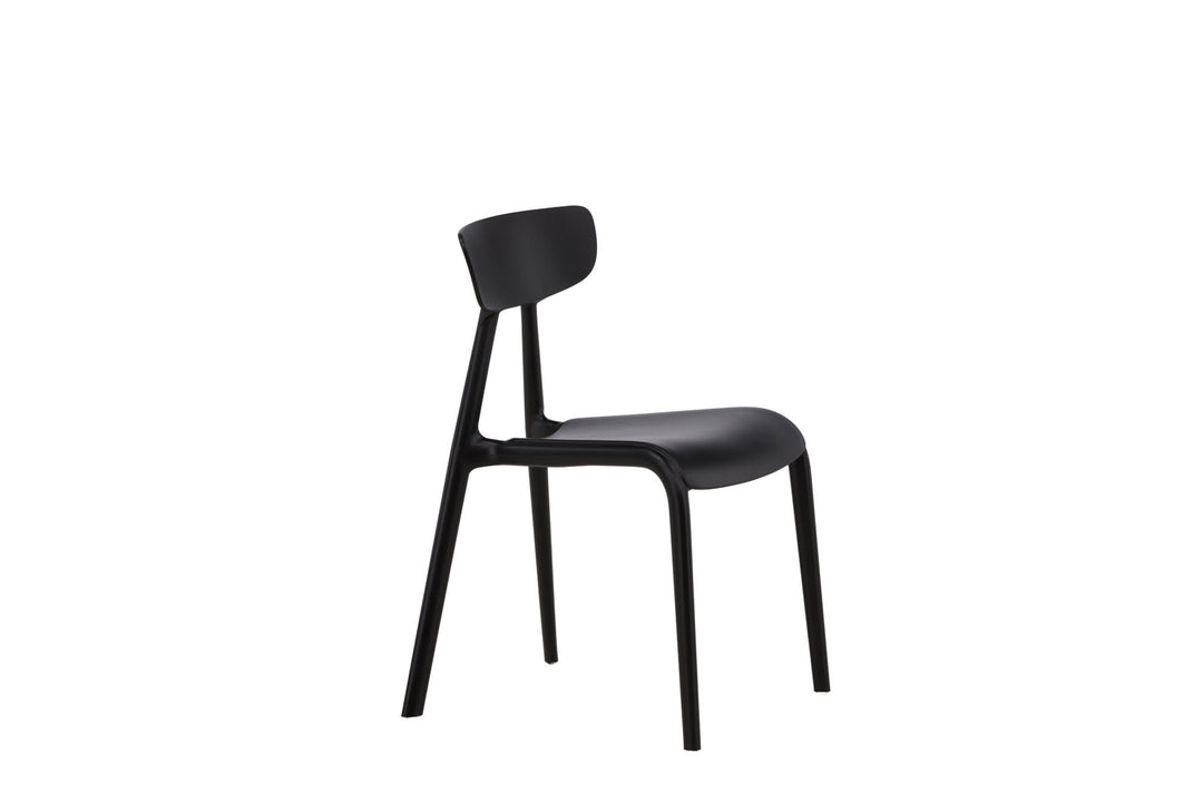 Venture Home Ursholmen Dining Chair 2-pack - Black Polypropylene