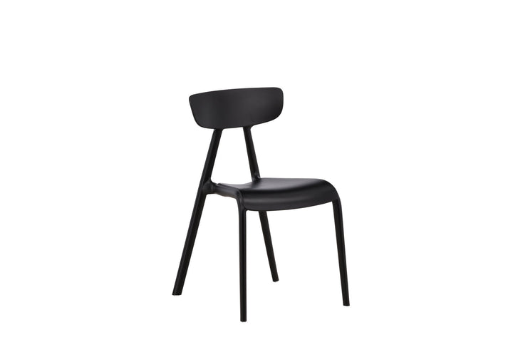 Venture Home Ursholmen Dining Chair 2-pack - Black Polypropylene