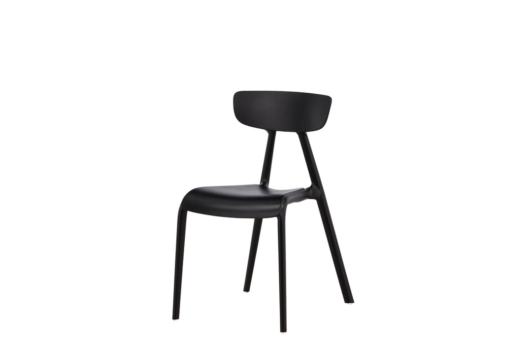 Venture Home Ursholmen Dining Chair 2-pack - Black Polypropylene