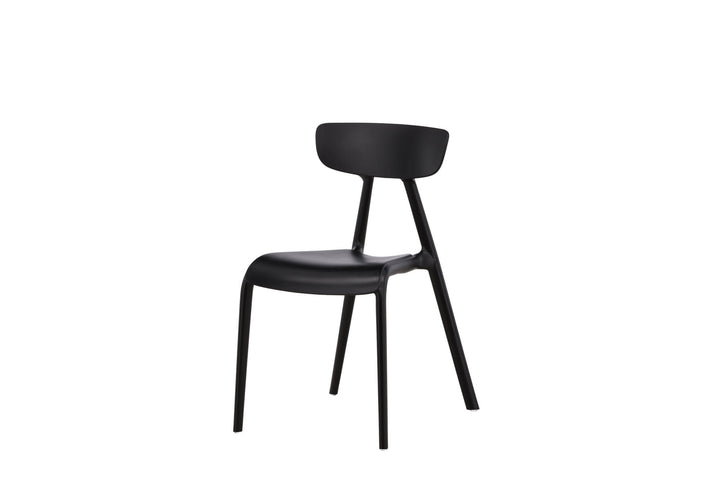 Venture Home Ursholmen Dining Chair 2-pack - Black Polypropylene