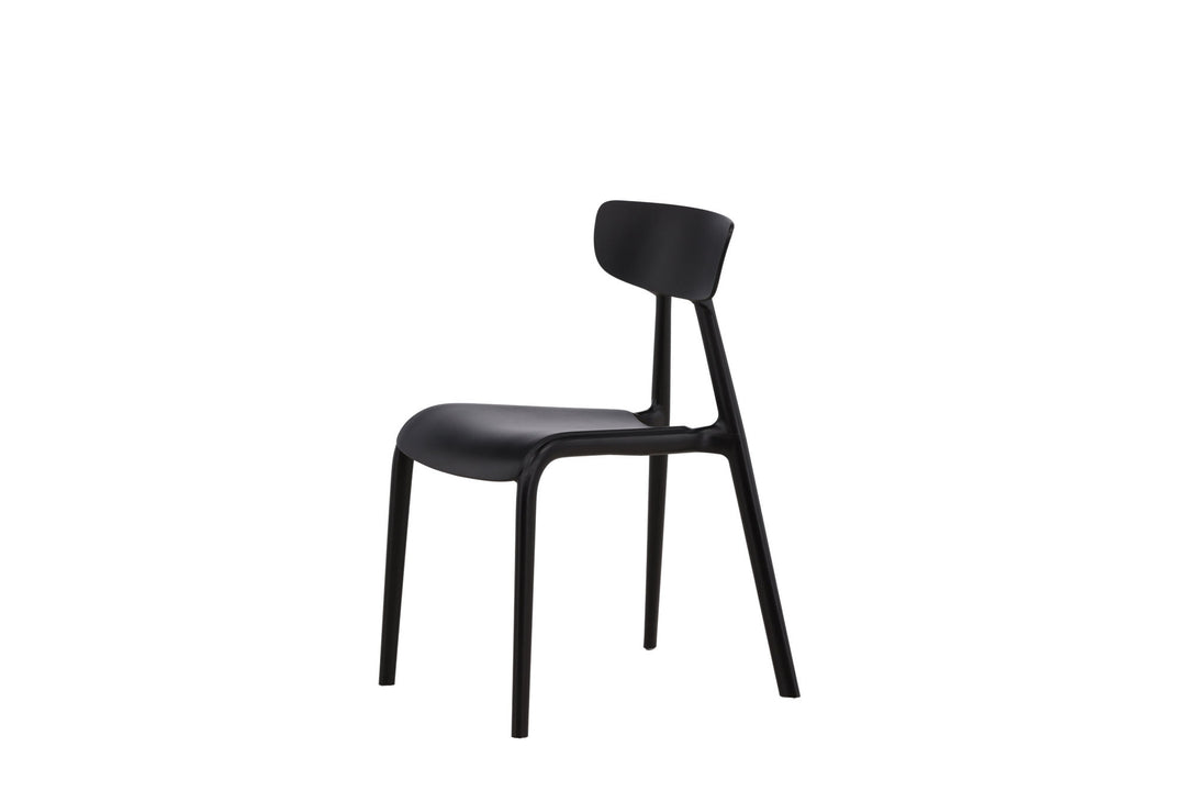 Venture Home Ursholmen Dining Chair 2-pack - Black Polypropylene