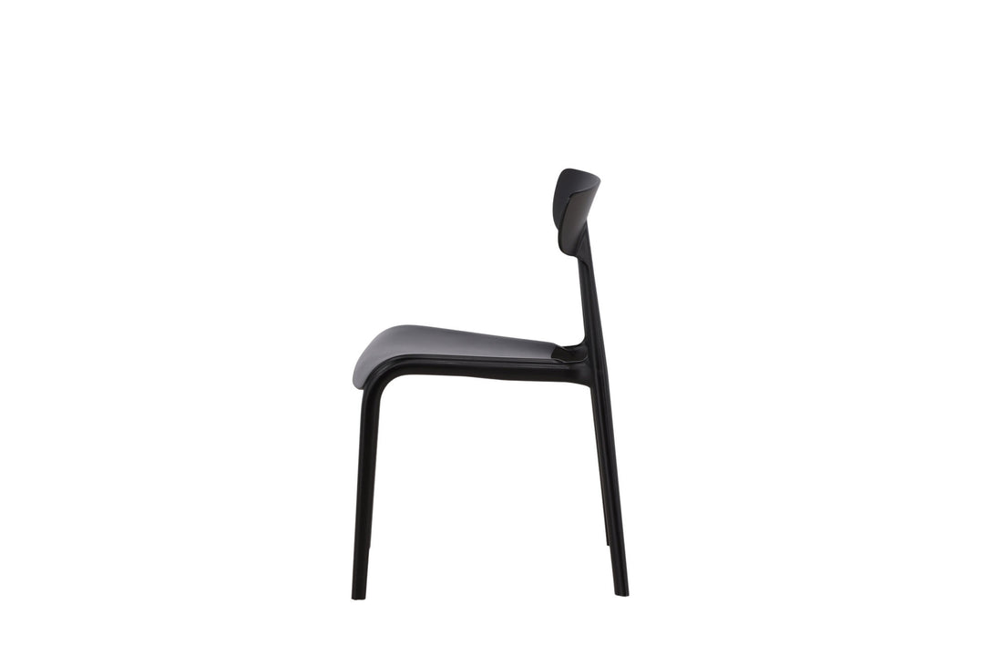 Venture Home Ursholmen Dining Chair 2-pack - Black Polypropylene