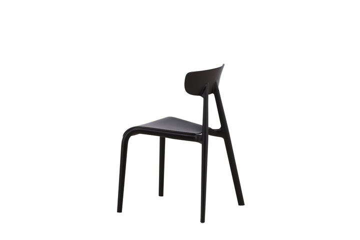 Venture Home Ursholmen Dining Chair 2-pack - Black Polypropylene
