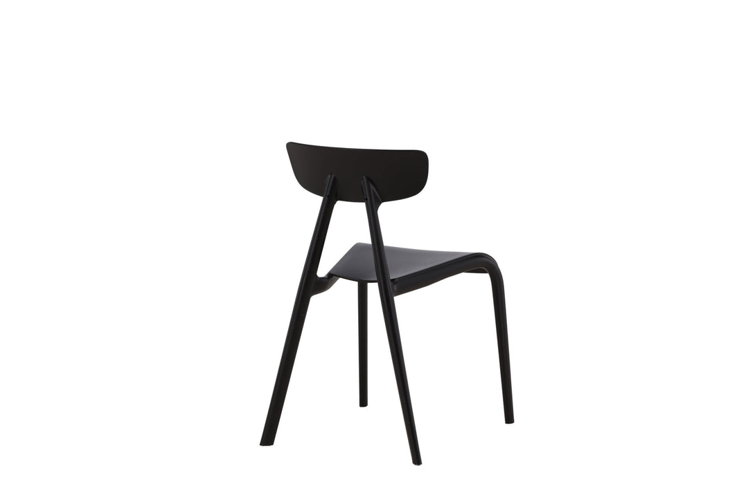 Venture Home Ursholmen Dining Chair 2-pack - Black Polypropylene