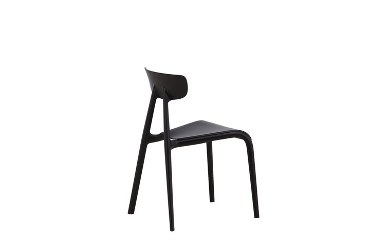 Venture Home Ursholmen Dining Chair 2-pack - Black Polypropylene
