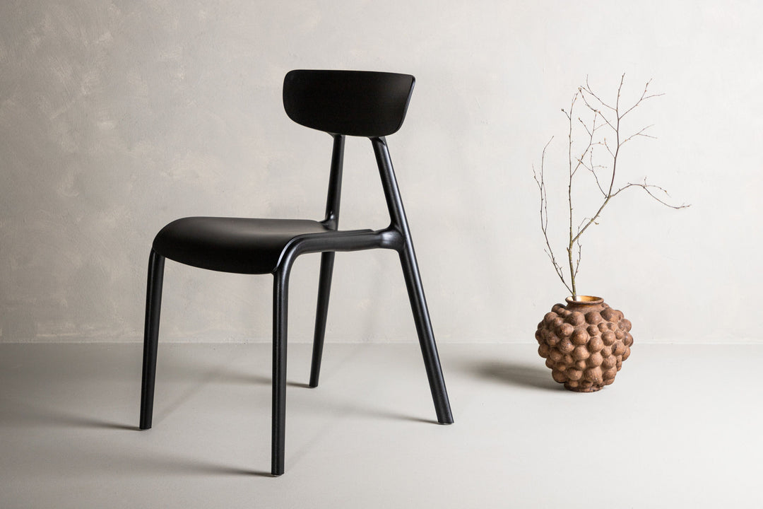 Venture Home Ursholmen Dining Chair 2-pack - Black Polypropylene