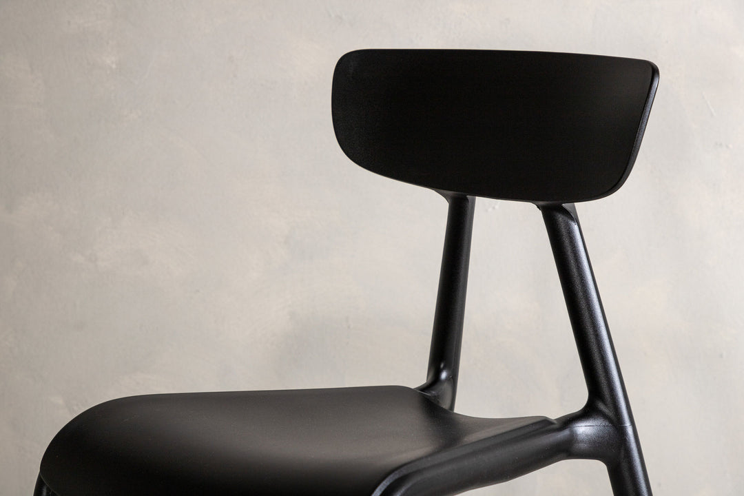 Venture Home Ursholmen Dining Chair 2-pack - Black Polypropylene