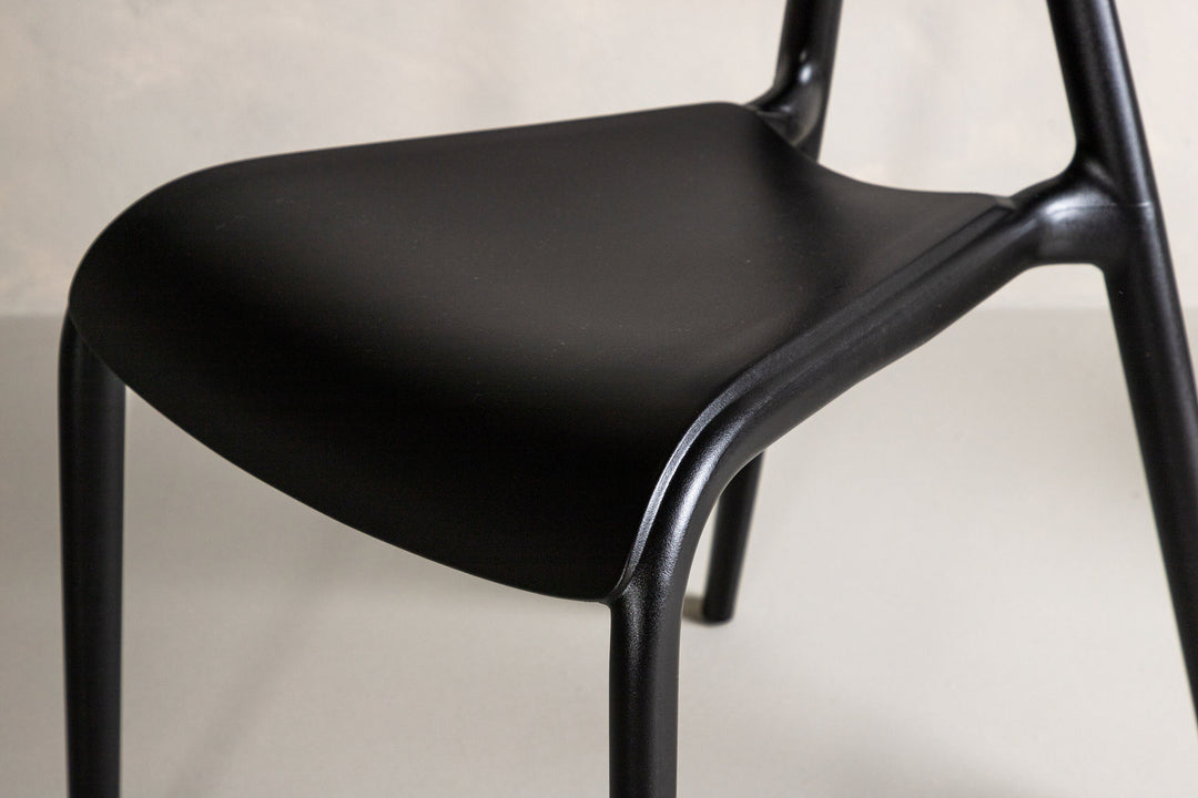 Venture Home Ursholmen Dining Chair 2-pack - Black Polypropylene
