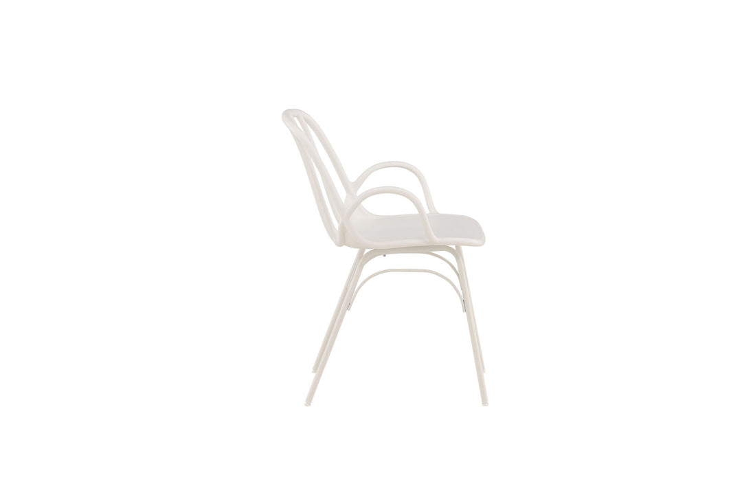 Venture Home Dyrön Dining Chair 2-pack - White Polypropylene