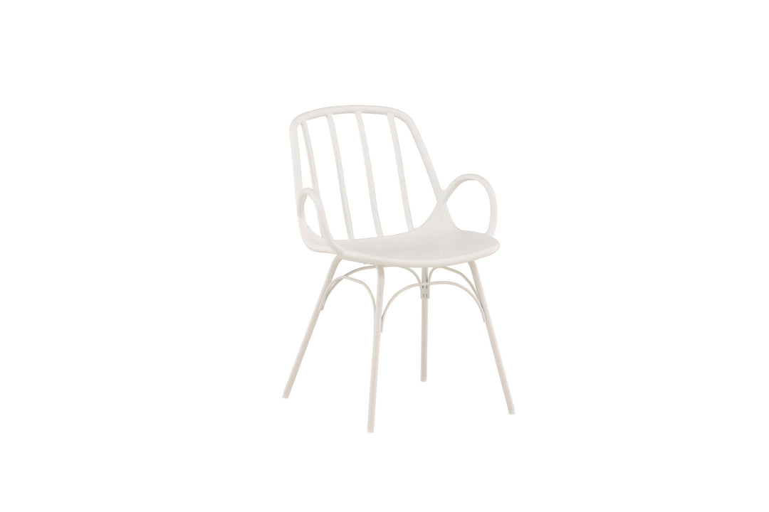 Venture Home Dyrön Dining Chair 2-pack - White Polypropylene
