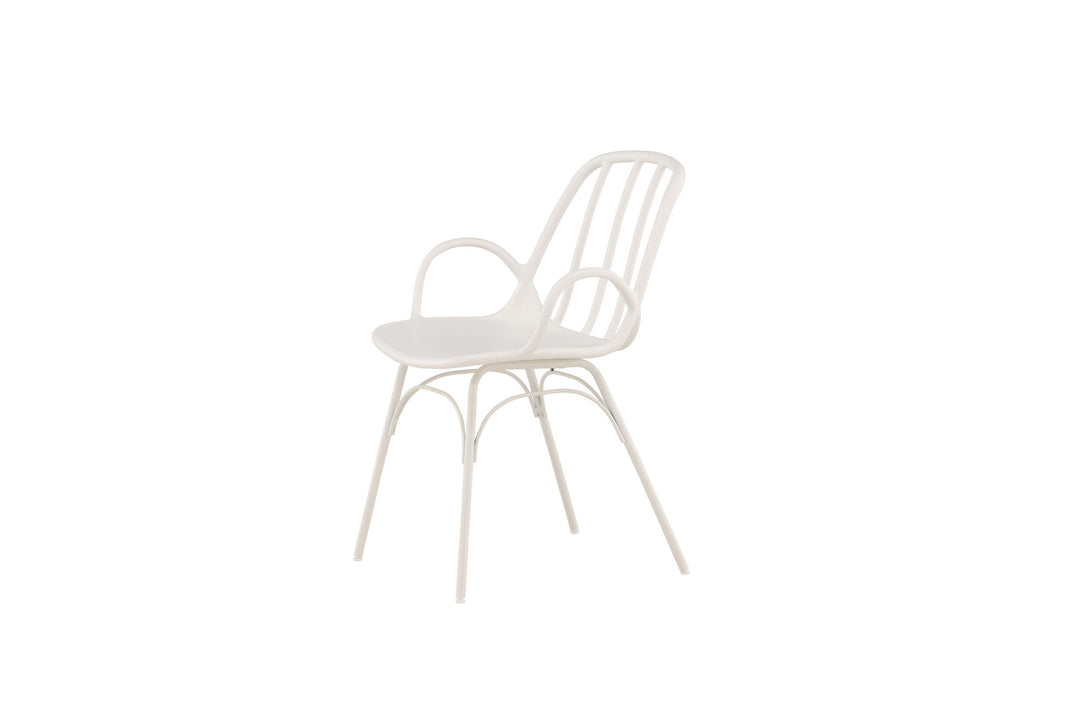 Venture Home Dyrön Dining Chair 2-pack - White Polypropylene