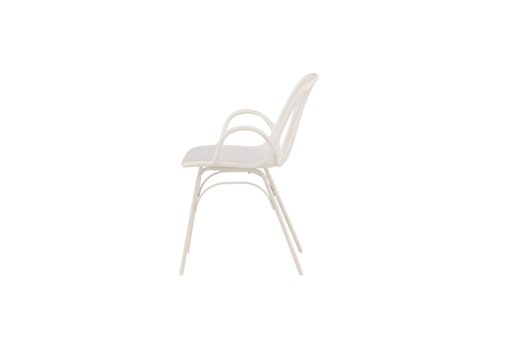 Venture Home Dyrön Dining Chair 2-pack - White Polypropylene