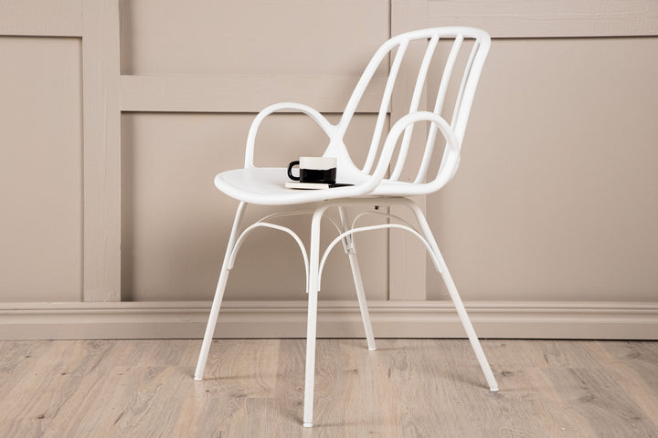 Venture Home Dyrön Dining Chair 2-pack - White Polypropylene