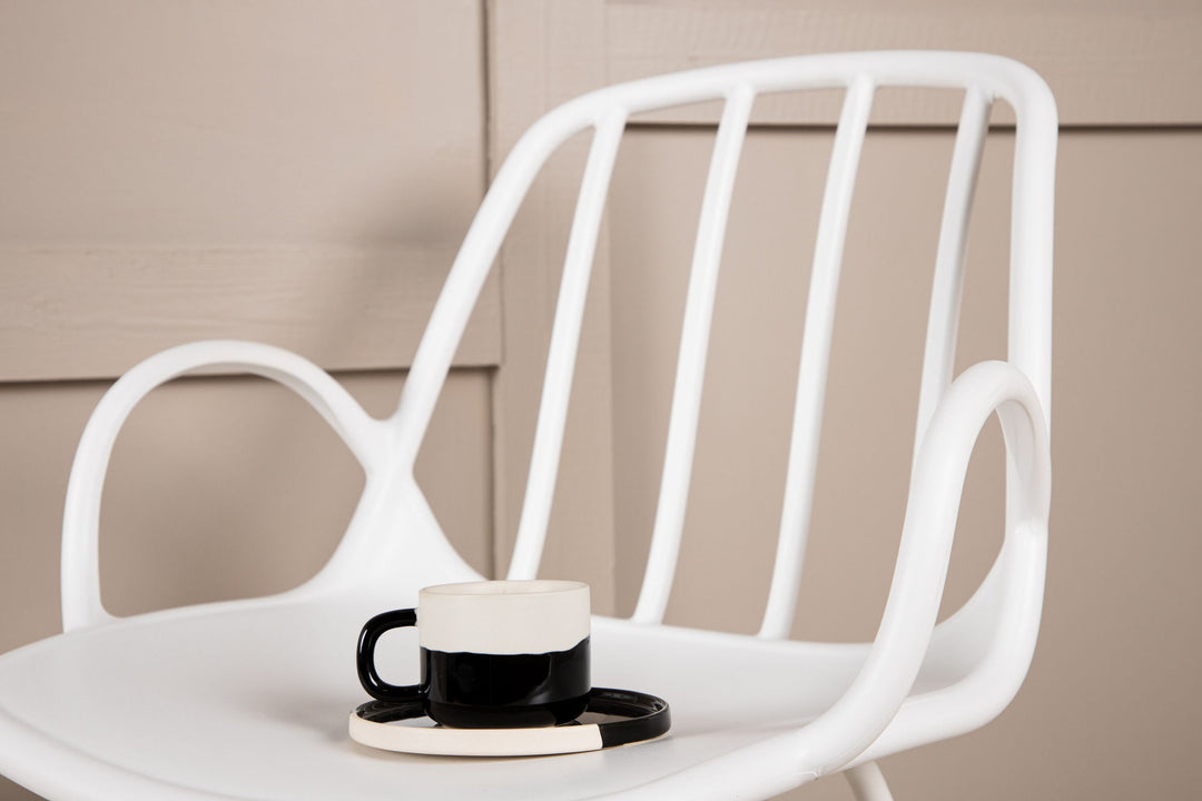 Venture Home Dyrön Dining Chair 2-pack - White Polypropylene
