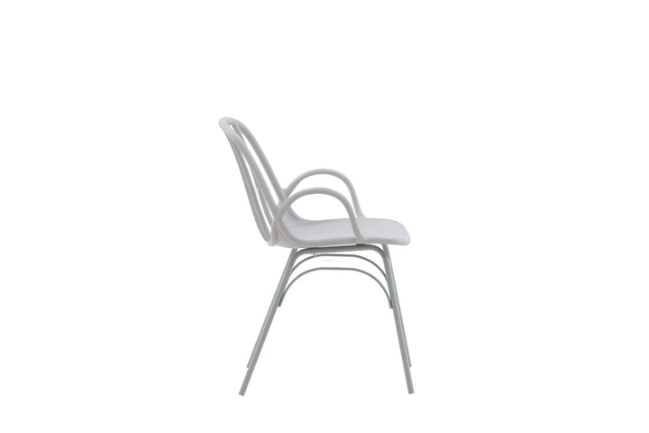 Venture Home Dyrön Dining Chair 2-pack - Greige Polypropylene
