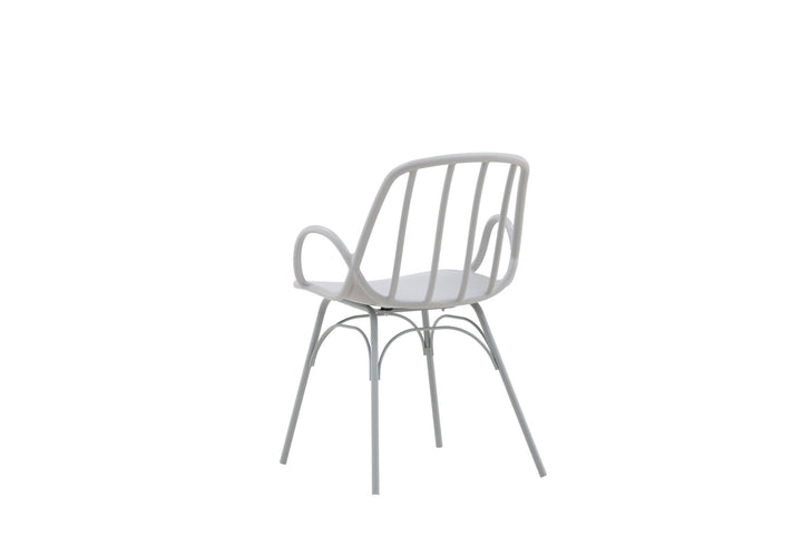 Venture Home Dyrön Dining Chair 2-pack - Greige Polypropylene