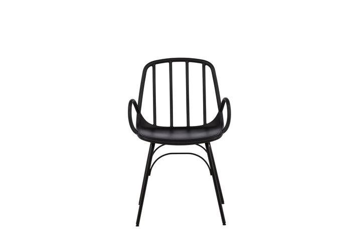Venture Home Dyrön Dining Chair 2-pack - Black Polypropylene