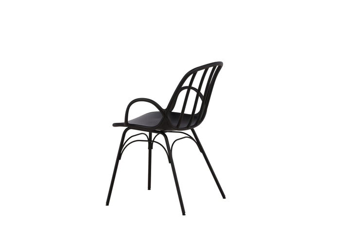 Venture Home Dyrön Dining Chair 2-pack - Black Polypropylene