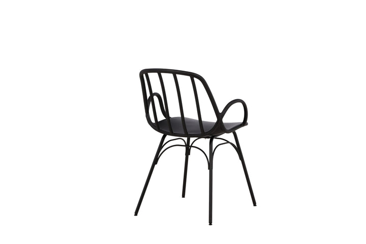 Venture Home Dyrön Dining Chair 2-pack - Black Polypropylene