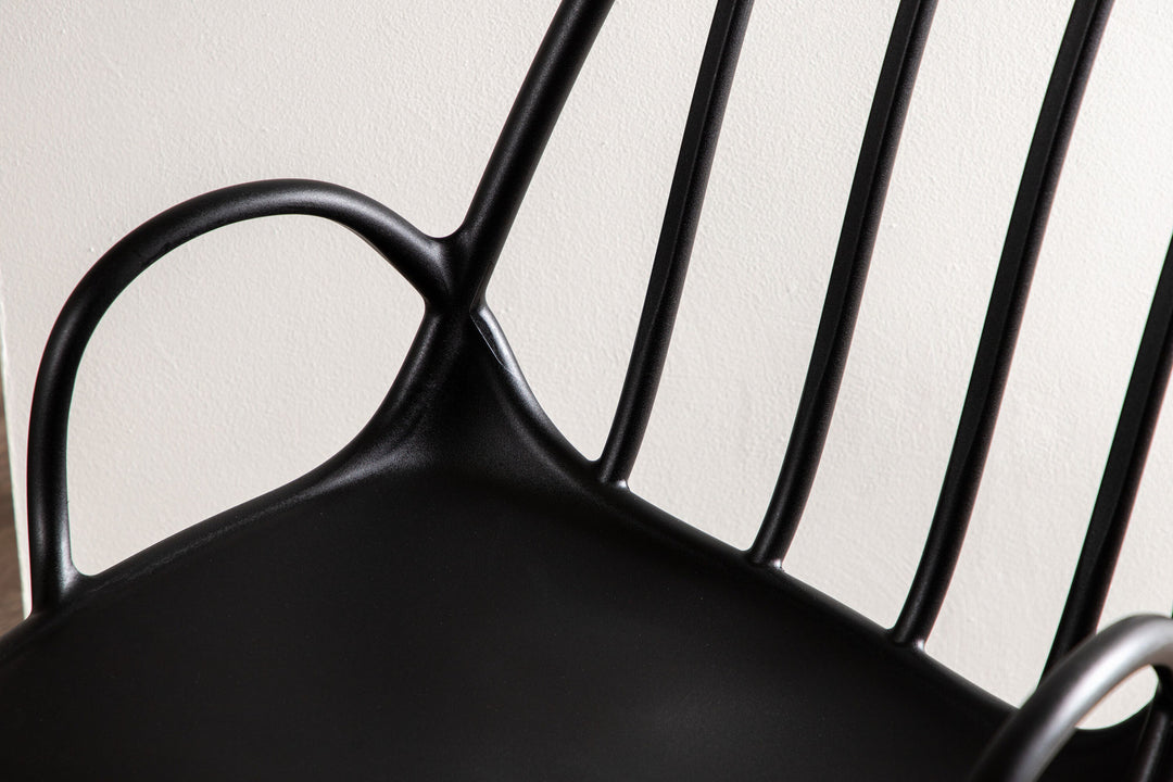 Venture Home Dyrön Dining Chair 2-pack - Black Polypropylene