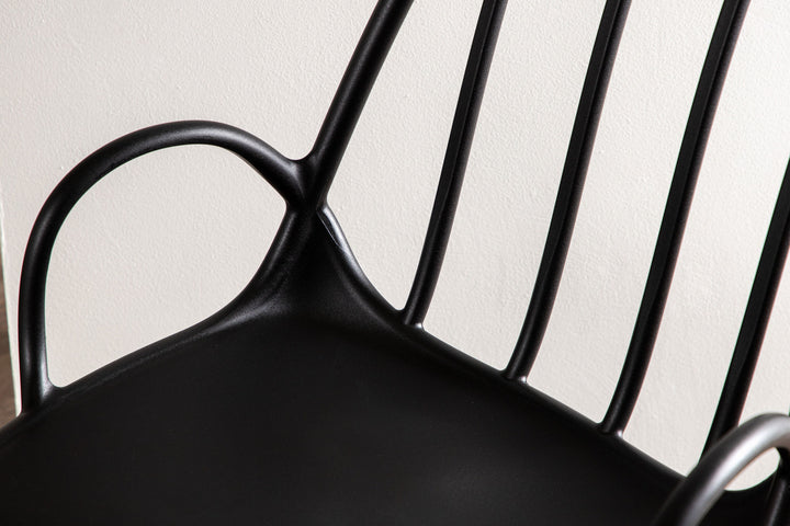 Venture Home Dyrön Dining Chair 2-pack - Black Polypropylene