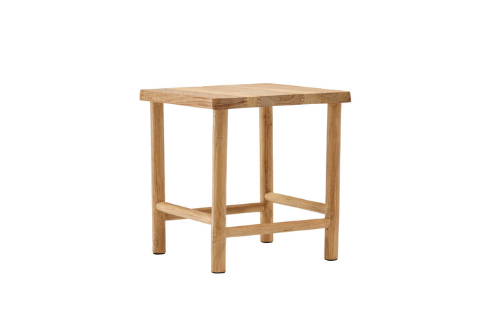 Vind Noster Pouf - Whitewash / Wood