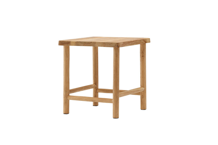 Vind Noster Pouf - Whitewash / Wood