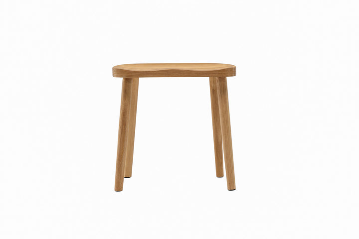 Vind Orust Pouf - Whitewash / Wood