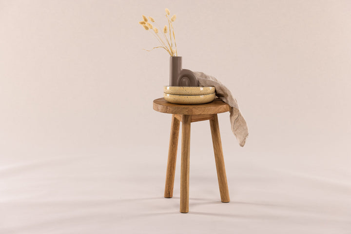 Vind Bohus Pouf - Brown / Wood