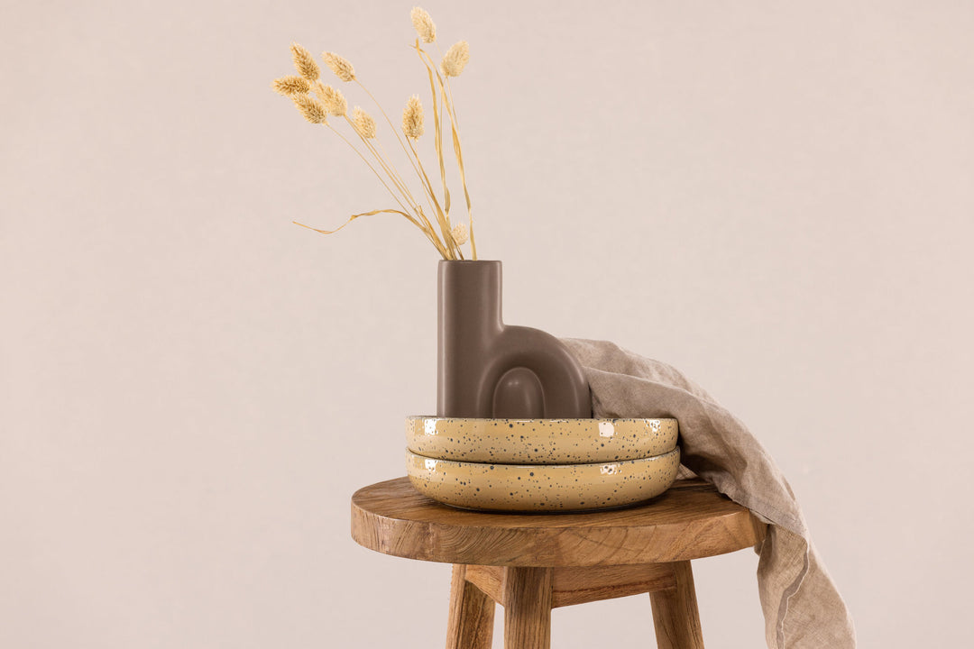 Vind Bohus Pouf - Brown / Wood