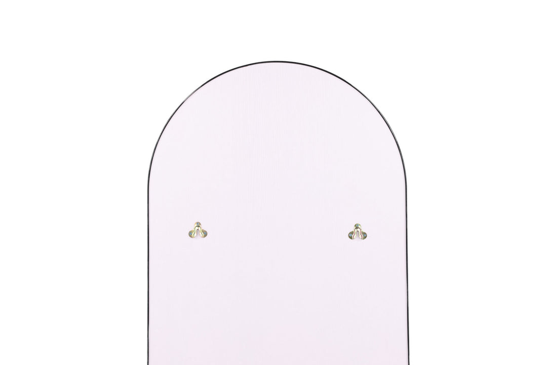 Venture Home Sarasota Mirror - Matte black / Clear Mirror glass