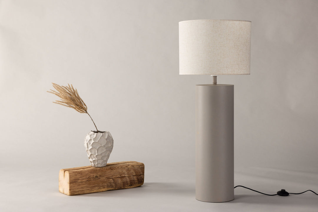 Vind Umeå x Josefin Lustig - Floor Lamp  - Grey / Grey Linen fabric