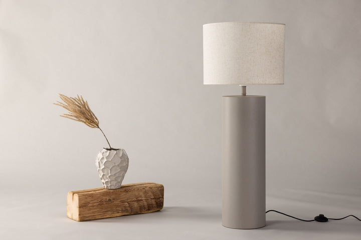 Vind Umeå x Josefin Lustig - Floor Lamp  - Grey / Grey Linen fabric