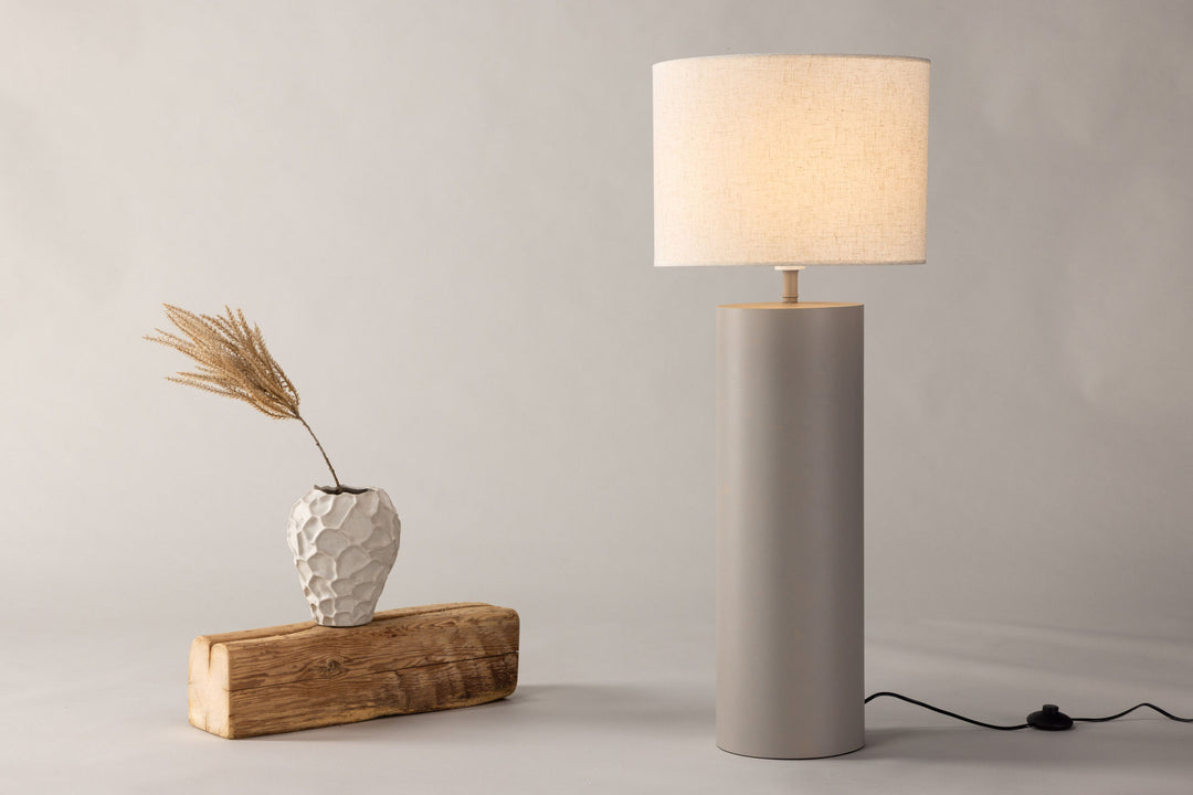 Vind Umeå x Josefin Lustig - Floor Lamp  - Grey / Grey Linen fabric